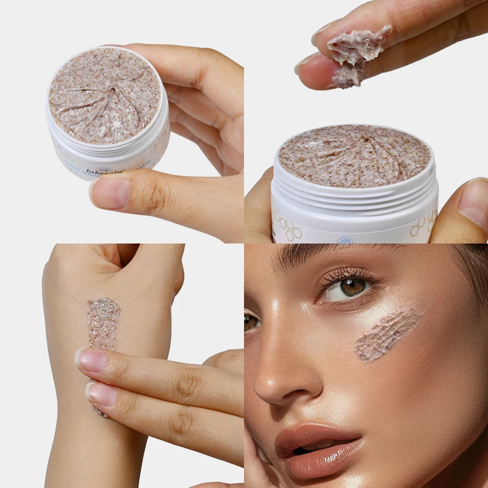 Honey Walnut Facial Scrub and Exfoliating Mask