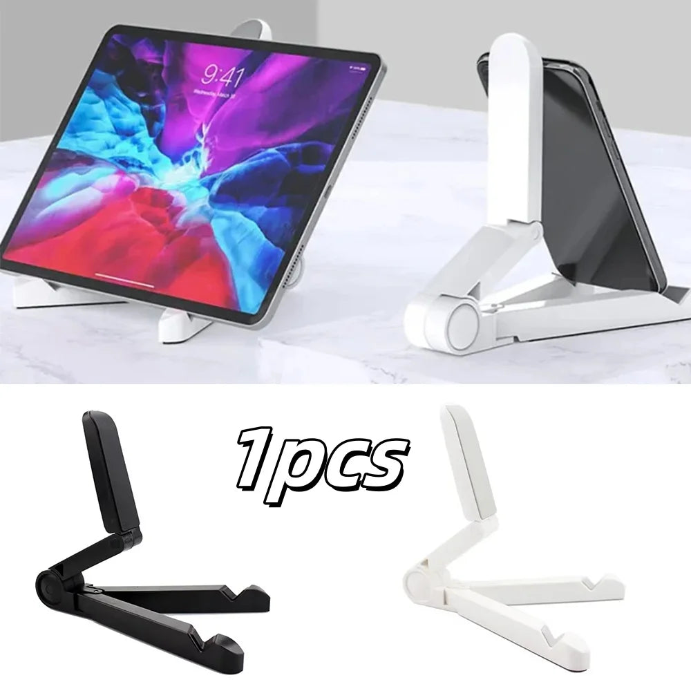 Universal Folding Tablet Stand Desktop Phone Holder Adjustable Mount - 1