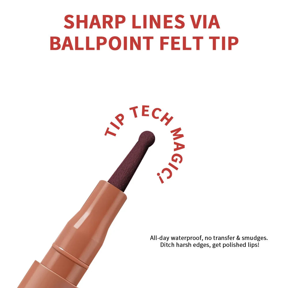 Lip Lingerie Lip Liner Stain Waterproof Long Lasting Pen - 4