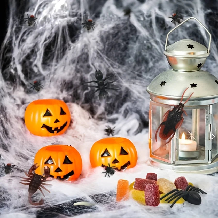 50pcs Realistic Fake Bug Prank Set Halloween Party Decor Props - 22