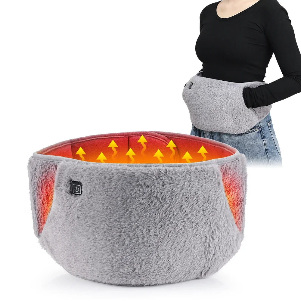 USB Electric Heating Belt Hand Warmer & Abdominal Cramp Relief Pad - 7