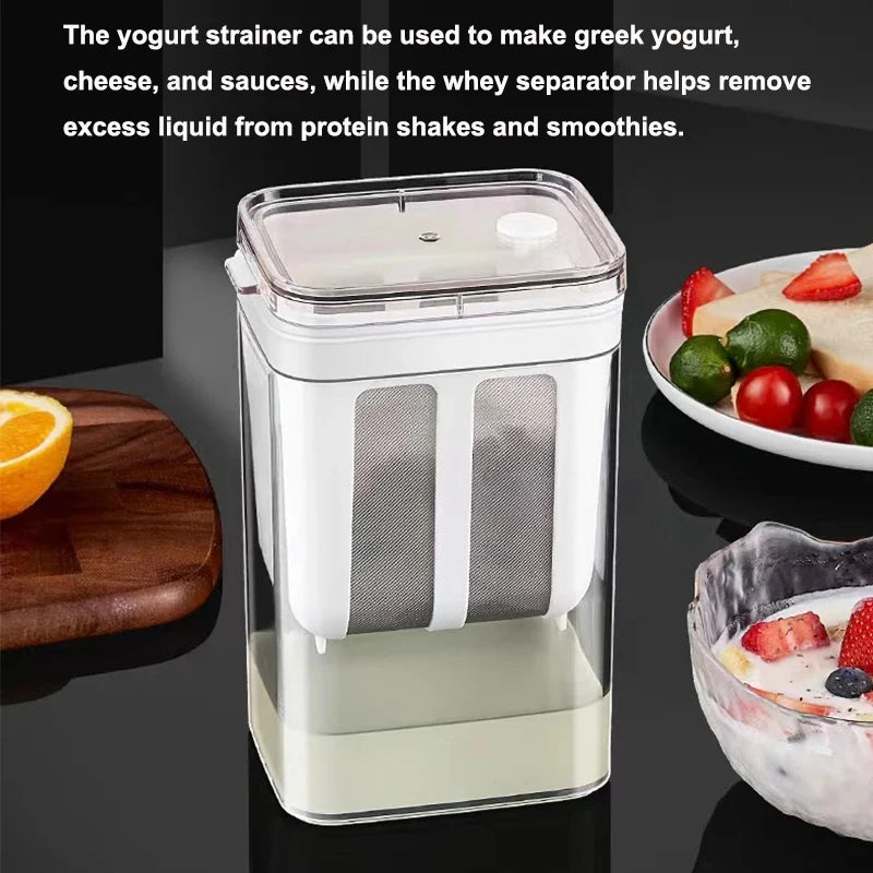 1100ml Yogurt Strainer Maker and Whey Separator for Homemade Cheese - 5