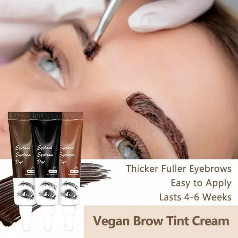 Professional Henna Eyelash And Eyebrow Dye Gel Kit