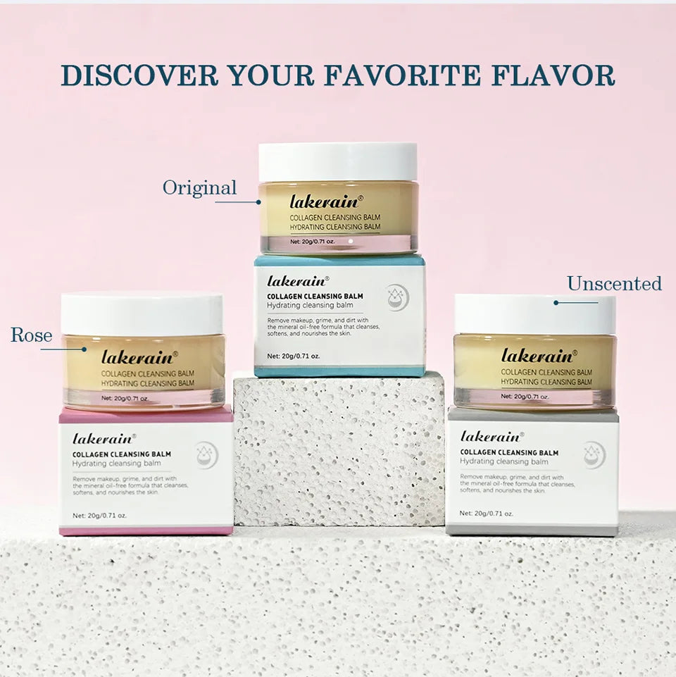 Lakerain Collagen Cleansing Balm Makeup Remover & Deep Cleanser