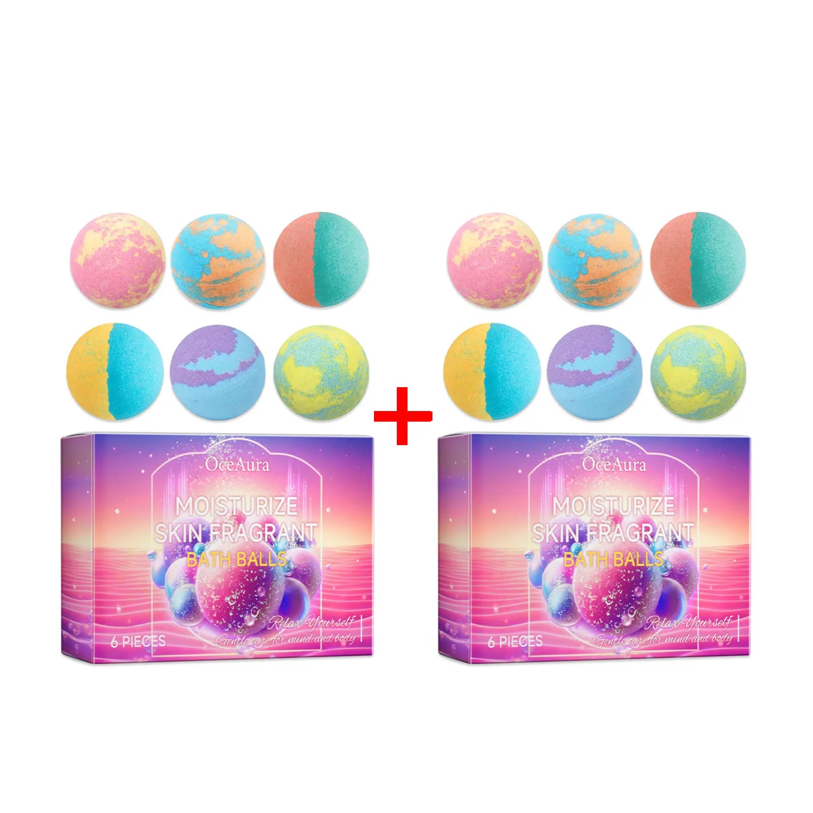 Bubble Bath Bombs Spa Relaxing Body Stress Relief Skin Care - 8