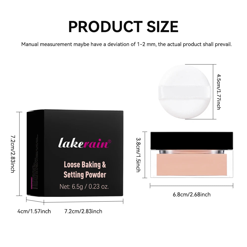 Matte Setting Powder Oil Control Translucent Face Powder - 15