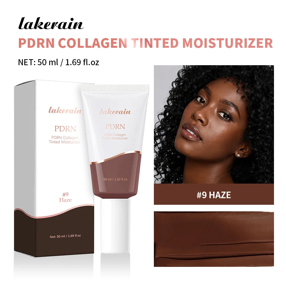 PDRN Collagen Tinted Moisturizer Radiant Glow Foundation Makeup