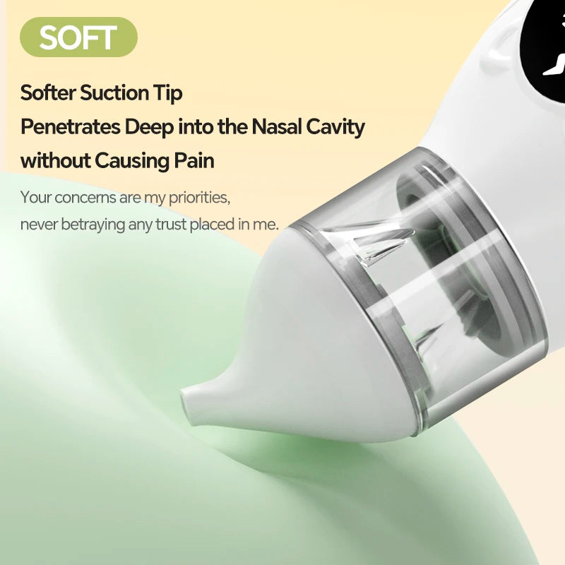 Baby Electric Nasal Aspirator Rechargeable Nose Sucker Cleaner - 4