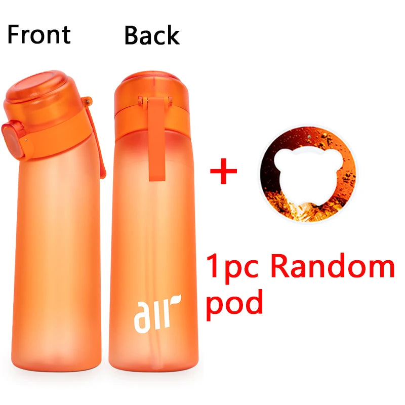 800ml Scented Water Bottle Portable Flavor Pod Sports Hydration Cup - 17
