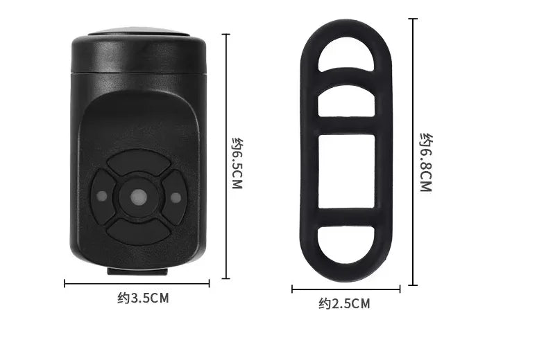 USB Rechargeable Electric Bicycle Horn Anti-Theft Bike Bell Siren