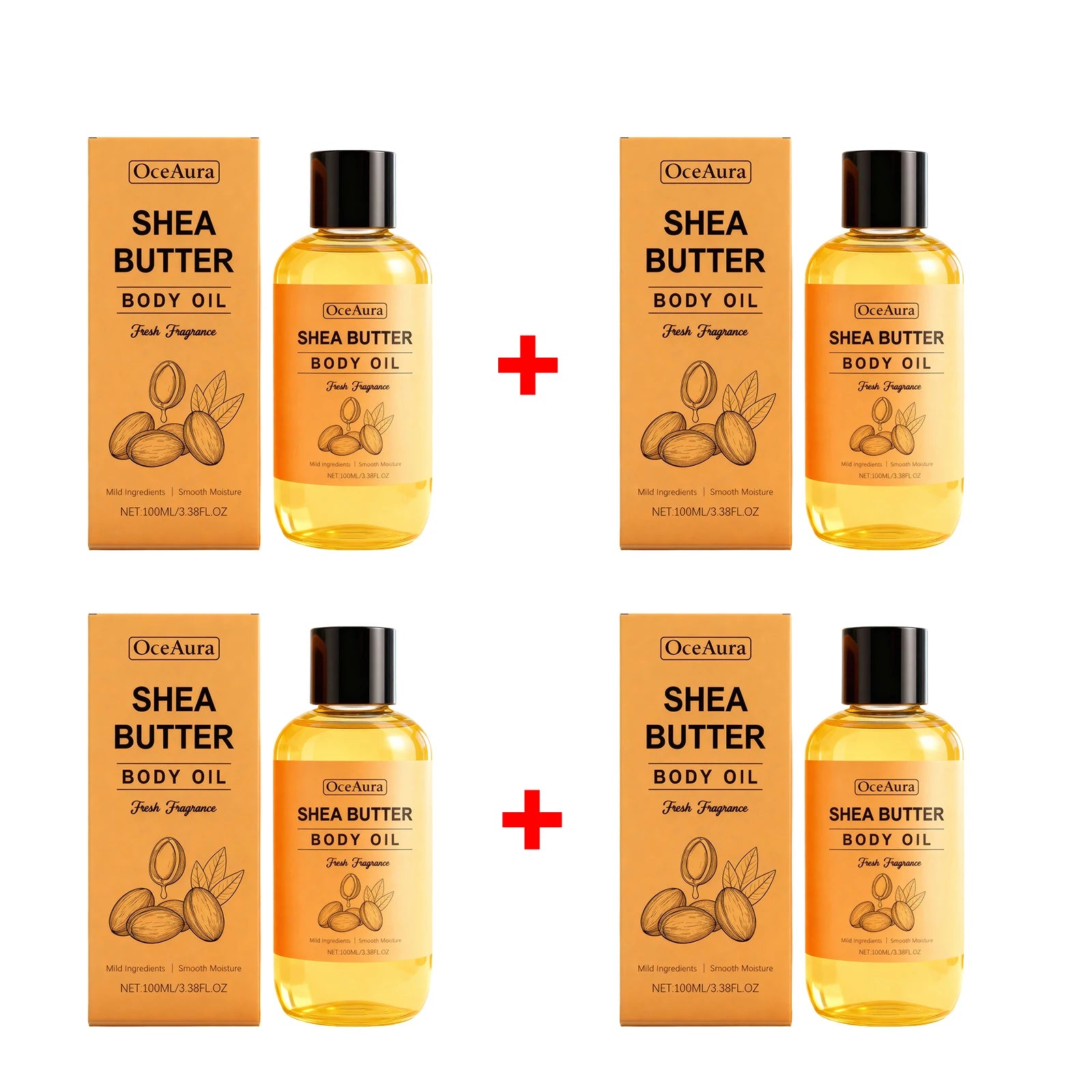 Shea Butter Body Oil Hydrating Massage Care for Dry Skin - 19