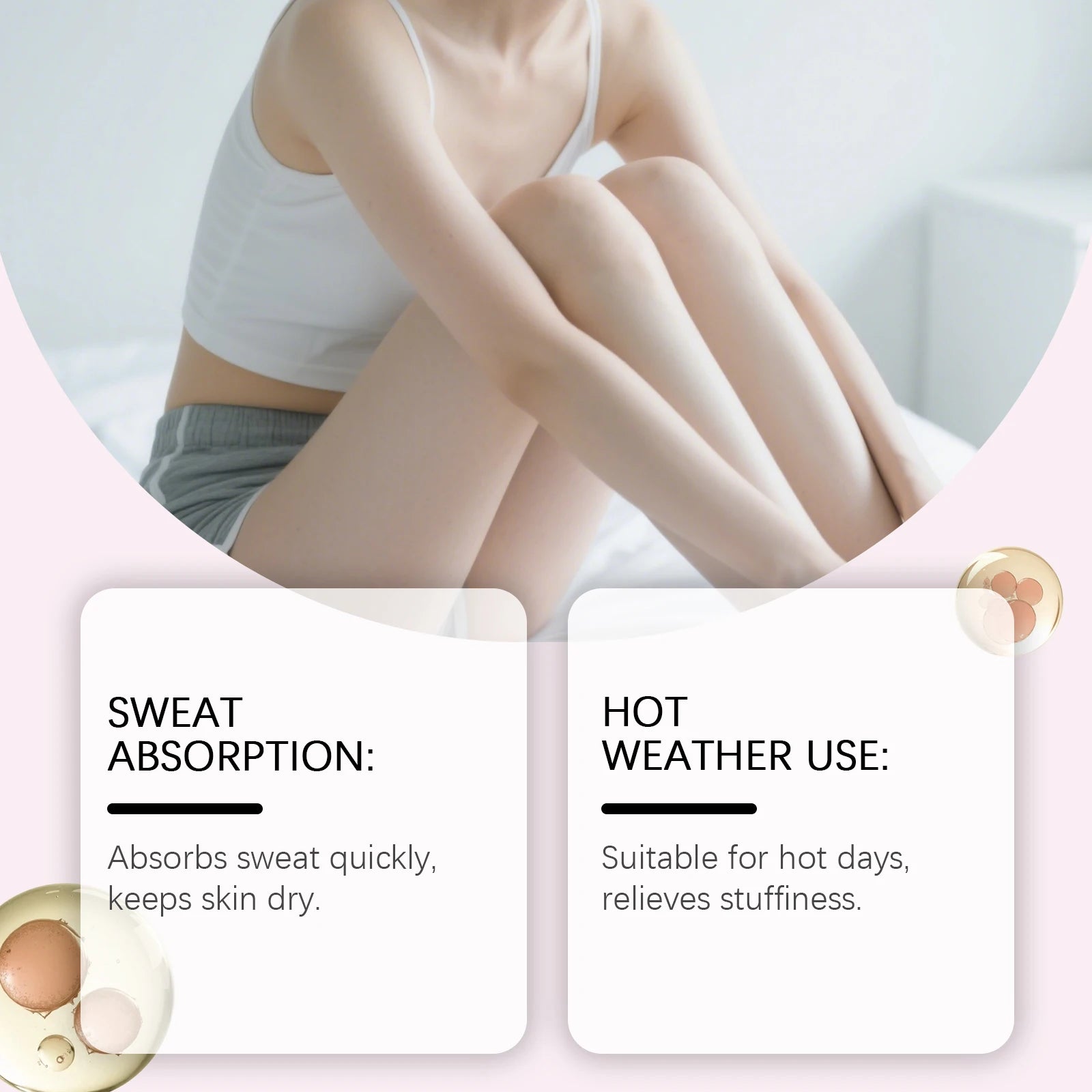 OceAura Comfort Body Powder Sweat Wicking Skin Soothing Refreshing Care - 8
