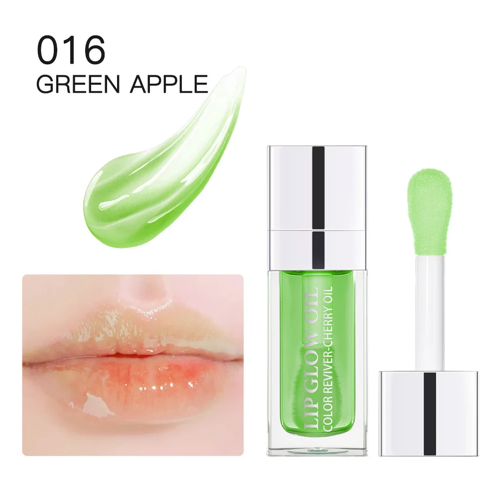 Lip Oil Plumping Gloss Crystal Jelly Moisturizing Tinted Lip Plumper
