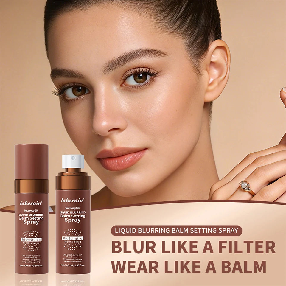 Liquid Blurring Balm Setting Spray Long Lasting Matte Makeup Fixer - 11