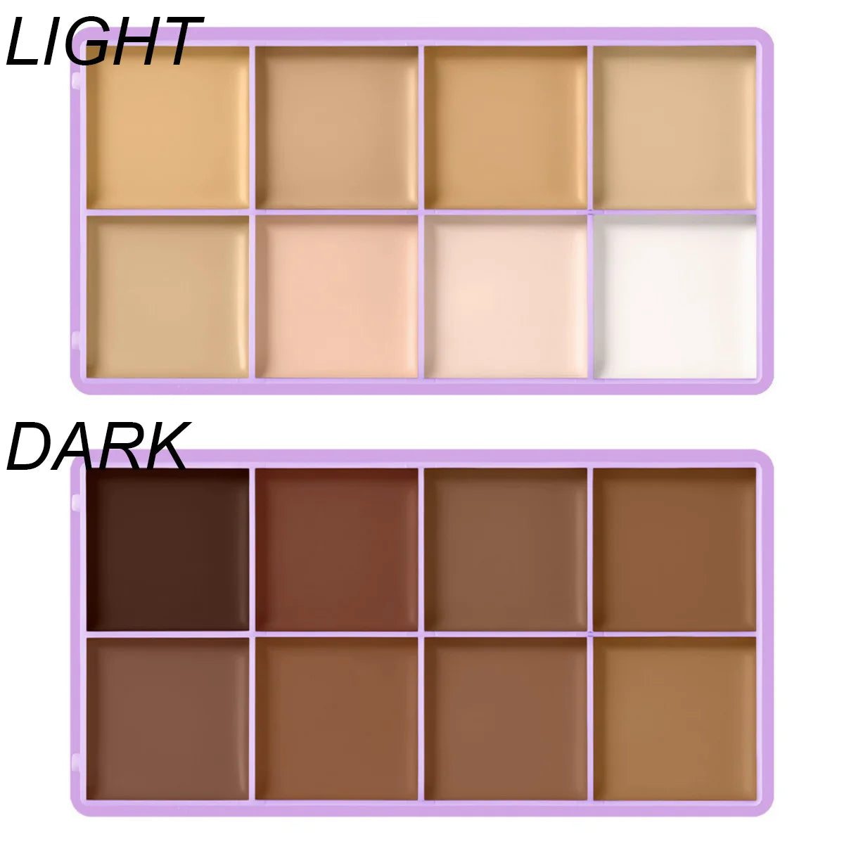 8 Shade Cream Concealer Palette Waterproof Full Coverage Makeup Kit