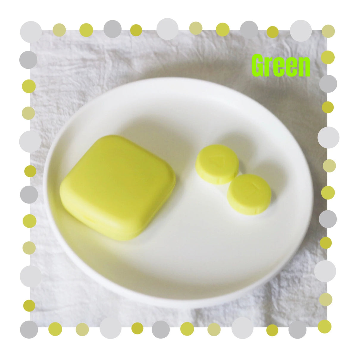 Portable Contact Lens Case Kit with Mirror Travel Storage Box