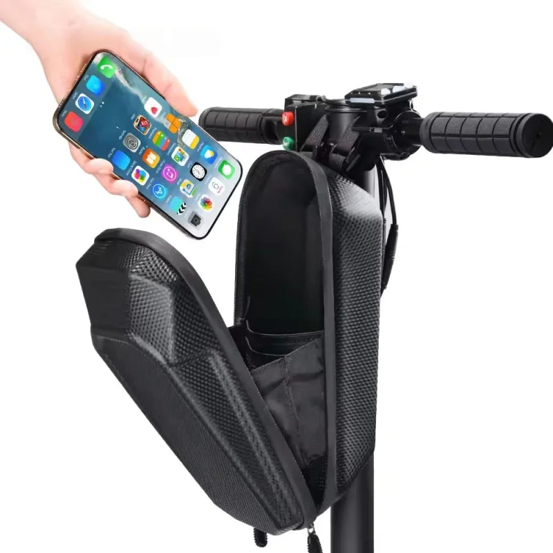 Electric Scooter Storage Bag Waterproof Hard Shell Front Hanging Case - 1