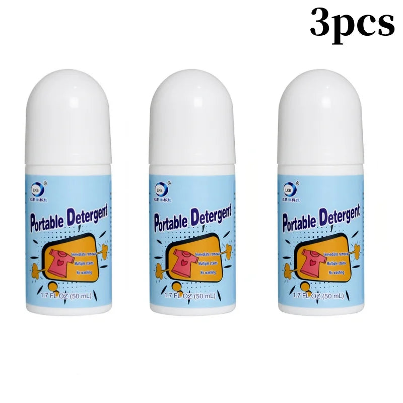Portable Clothes Stain Remover Pen Rolling Ball Laundry Cleaning Tool