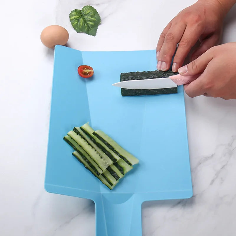Foldable Shovel Cutting Board Kitchen Food Chopper Prep Tray - 3