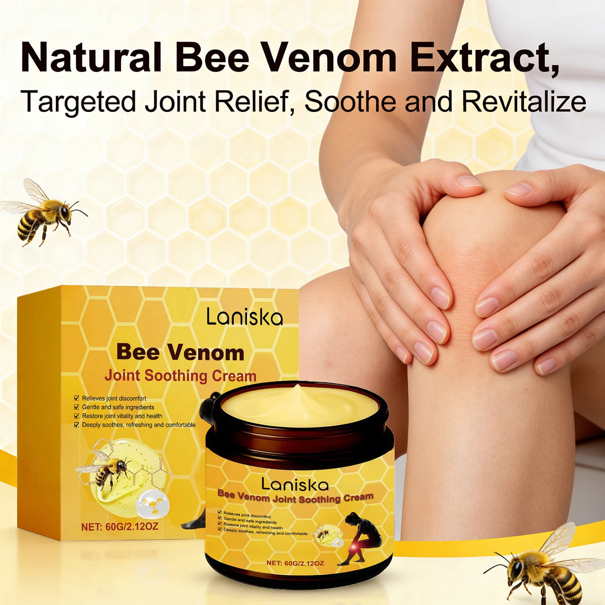 Bee Venom Joint Soothing Cream Body Care Massage Cream