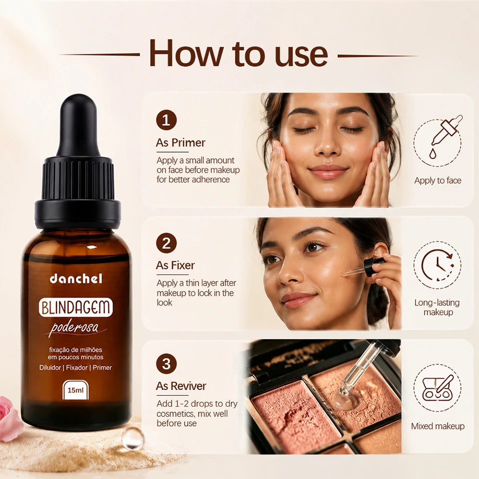 3 In 1 Makeup Primer Fixer and Dry Reviver Serum