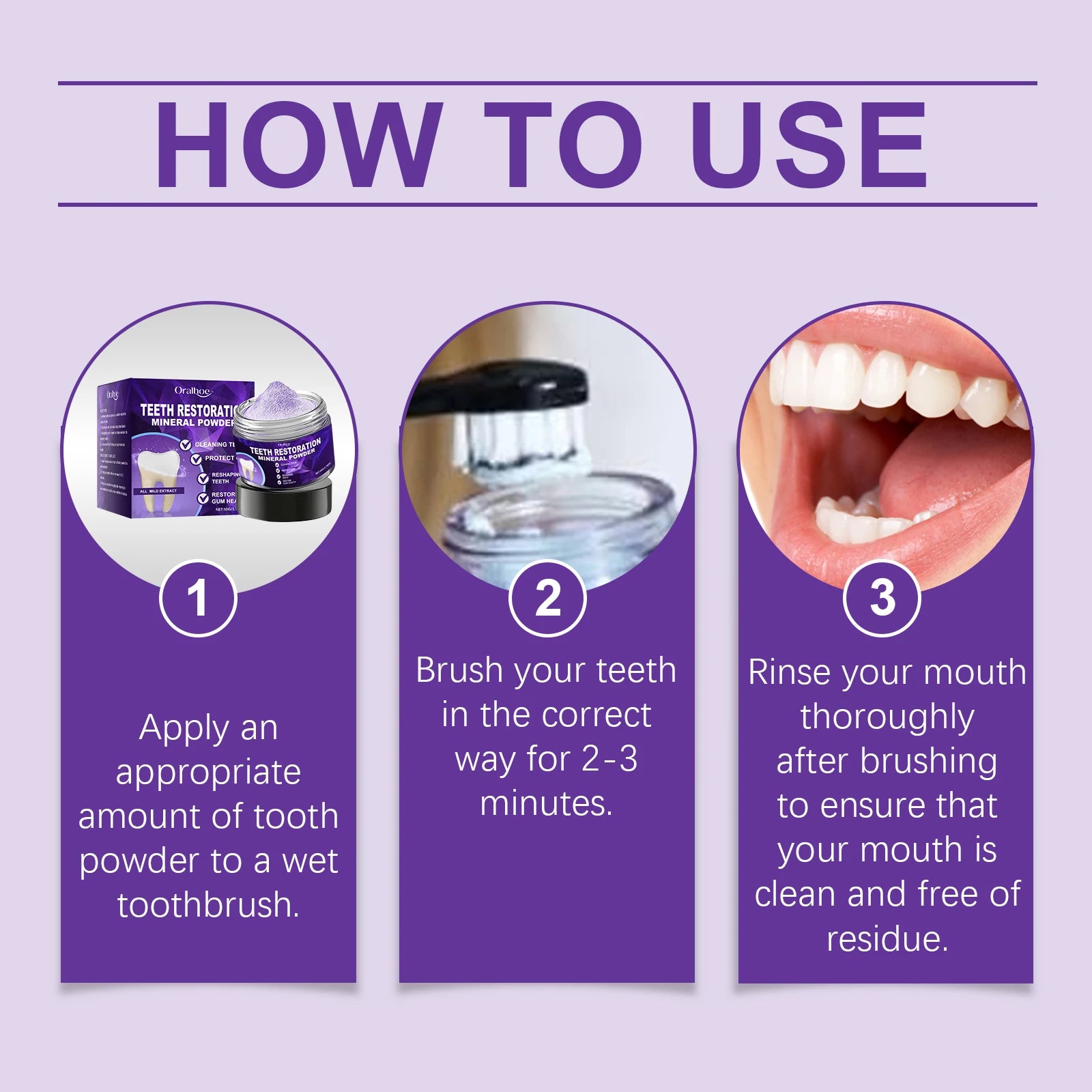 Teeth Whitening Powder Stain Remover Tooth Polish - 12