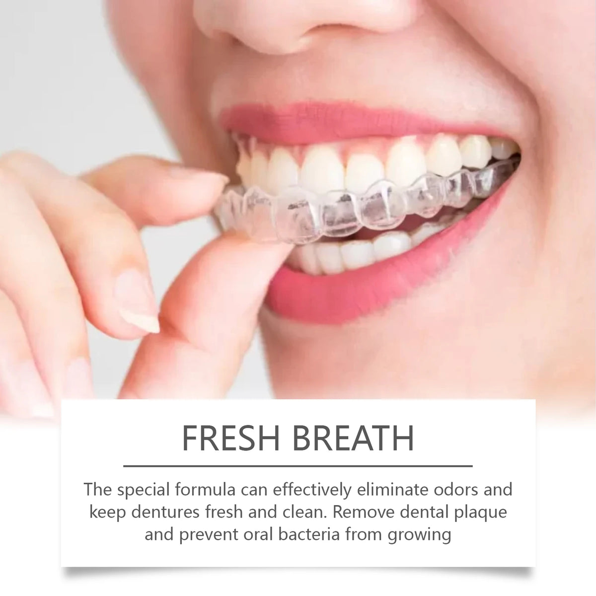 Denture Cleaning Effervescent Tablets Plaque Remover Care Cleaner