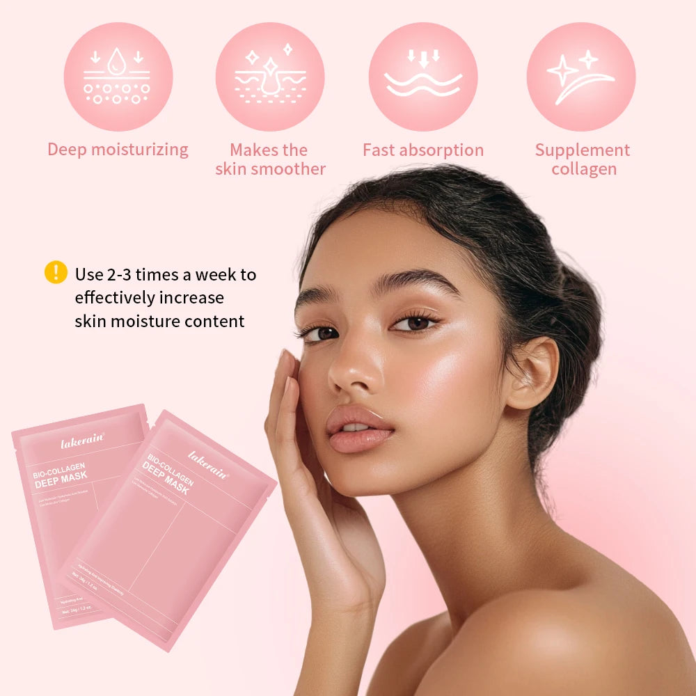 Bio Collagen Deep Hydrating Face Mask Pore Minimizing Overnight Mask