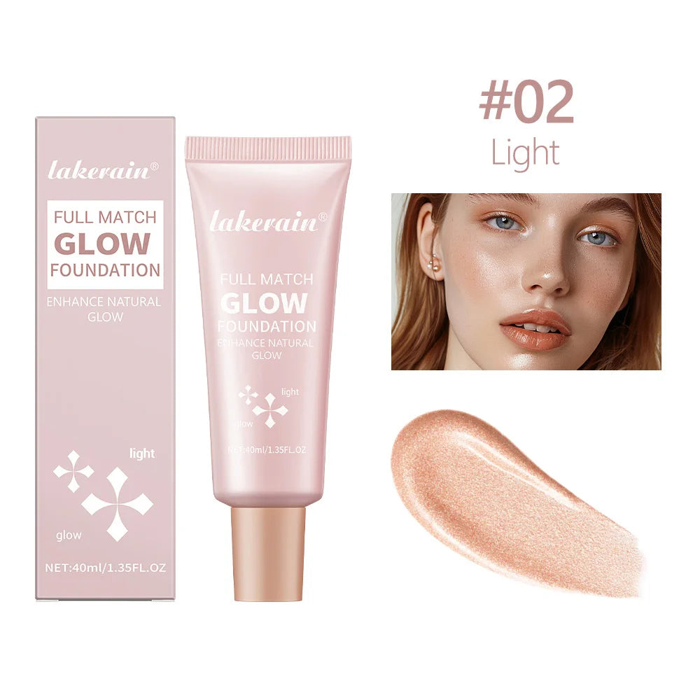 Natural Glow Enhancer Foundation Moisturizing Liquid Highlighter - 21