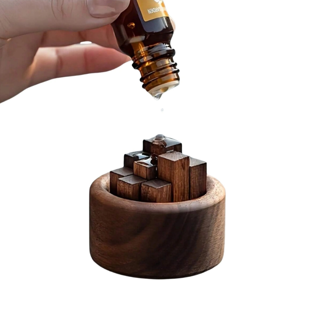 Wooden Essential Oil Diffuser Portable Aromatherapy Stick Dispenser