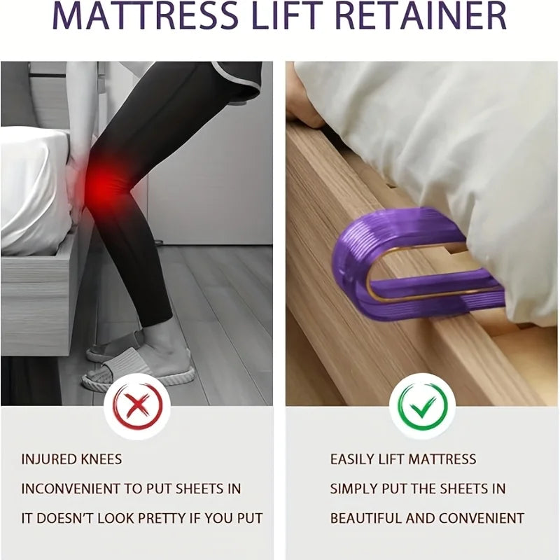 4PCS Mattress Lifter Tool Bed Sheet Tucker and Changing Helper - 4