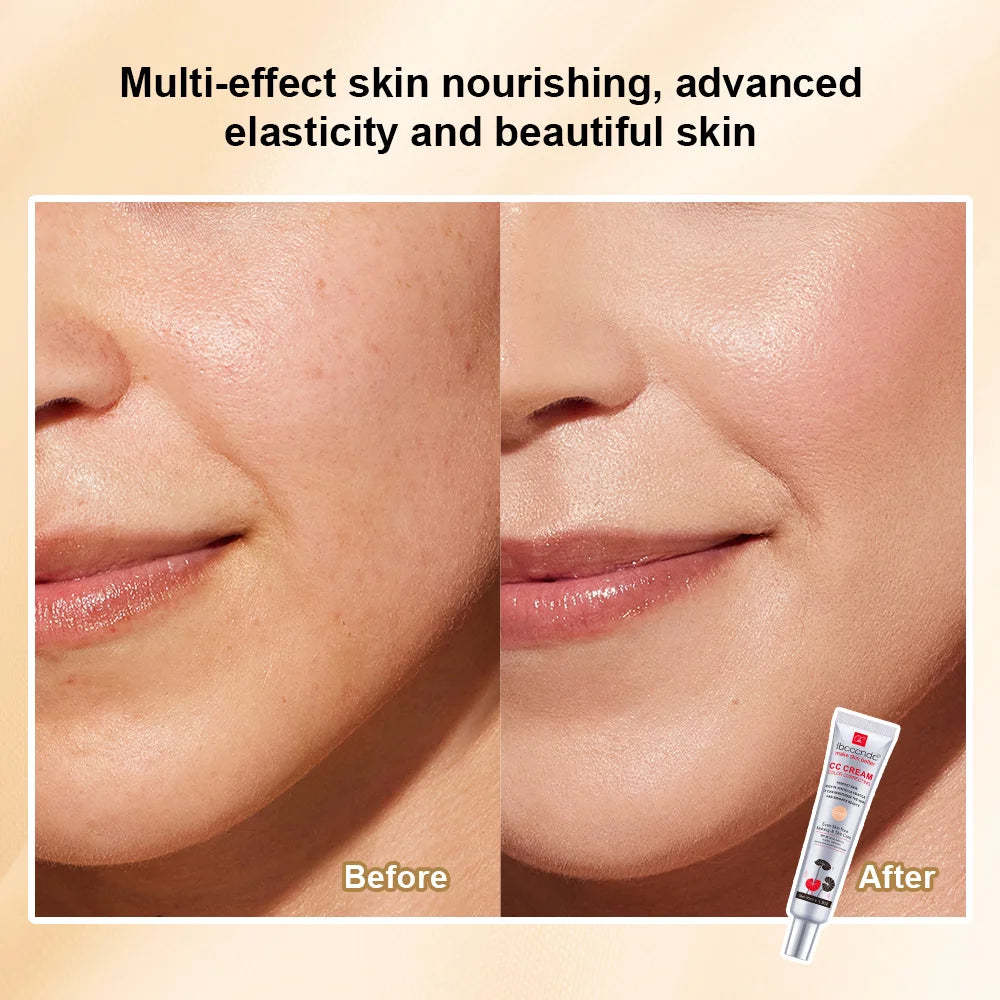 Color Correcting CC Cream Moisturizing Waterproof Makeup Foundation