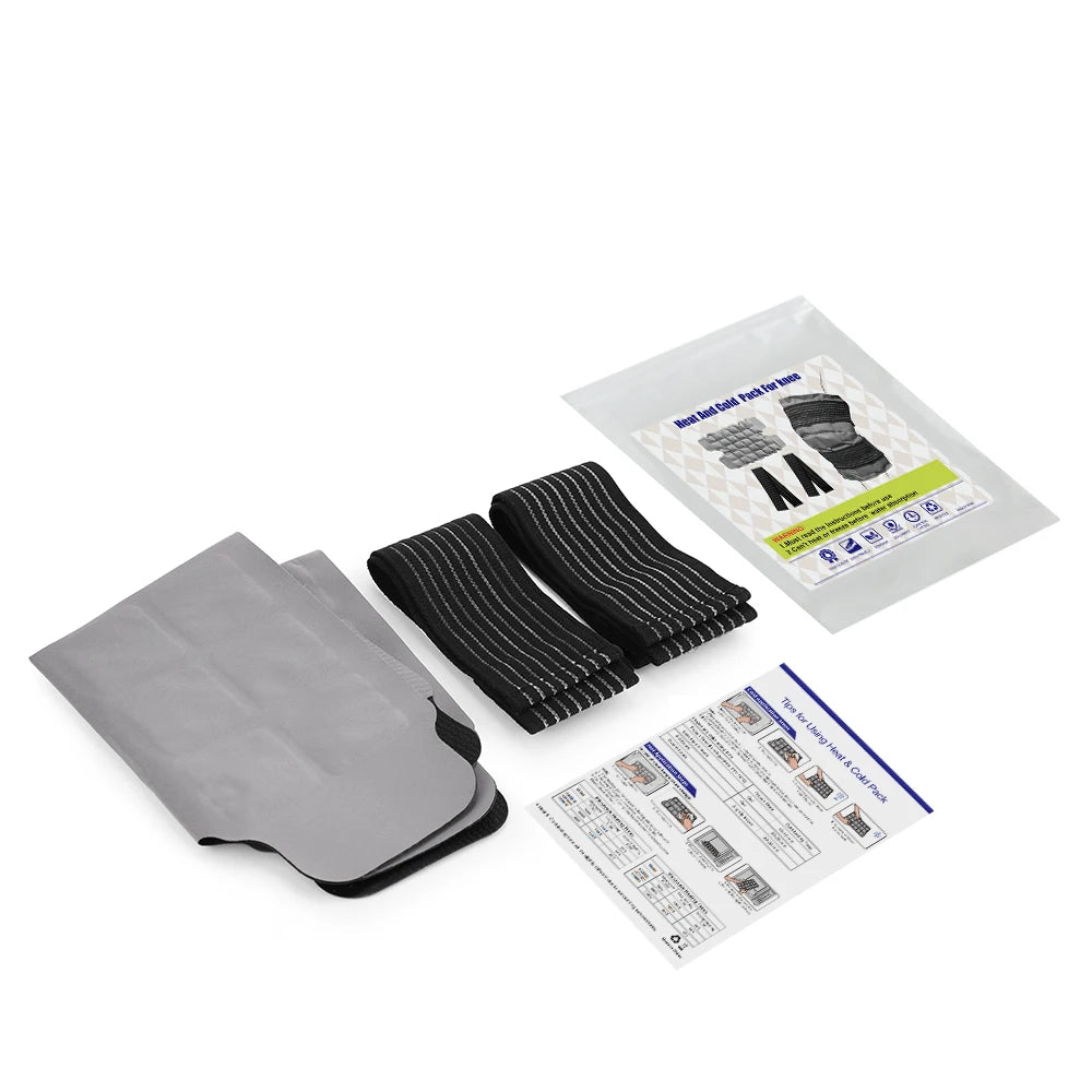 Portable Knee Ice Pack Wrap Hot Cold Compress Support