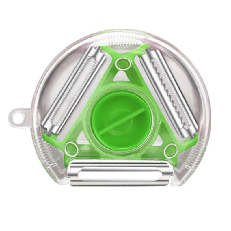 Manual Vegetable Spiralizer Hand Crank Slicer Julienne Kitchen Tool - 7