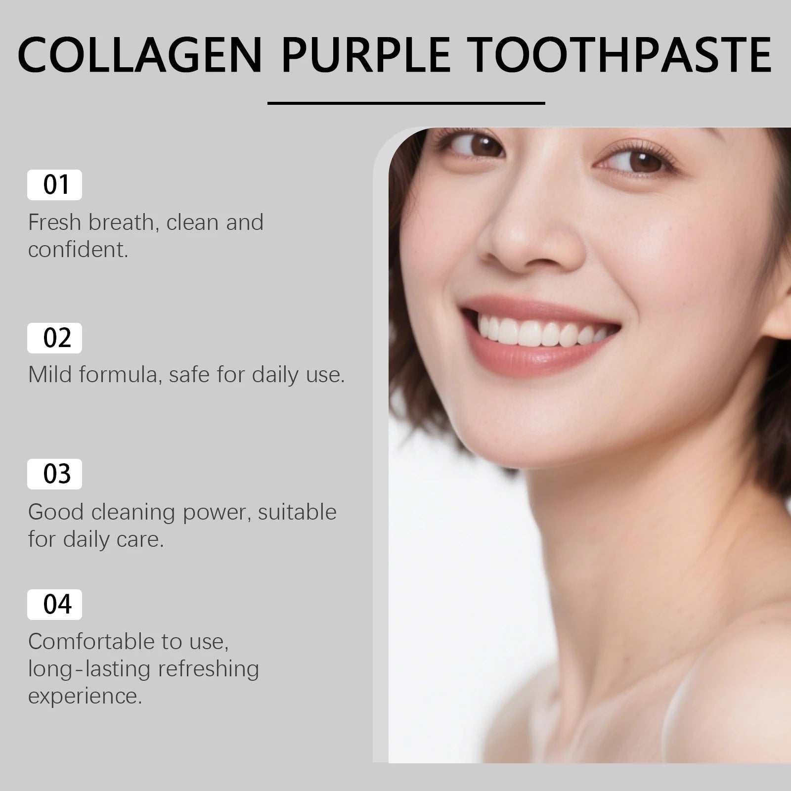 Collagen Whitening Toothpaste Fresh Breath Gum Care - 13