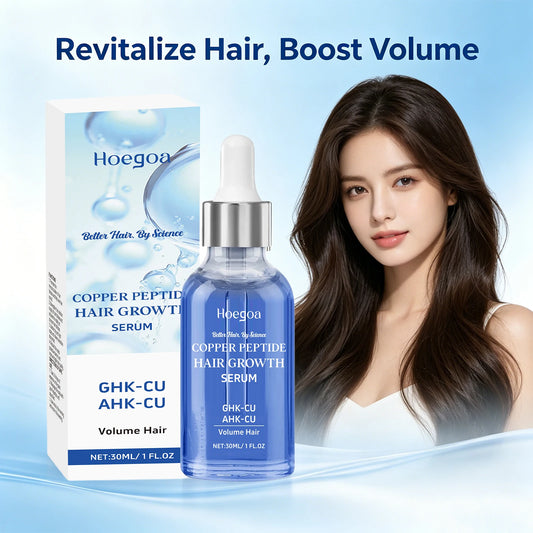 Copper Peptide Hair Serum Scalp Treatment Anti Frizz