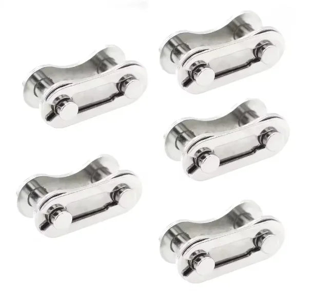 5 Pair Gold Bicycle Chain Quick Link Connector for 6 to 12 Speed Bikes - 13