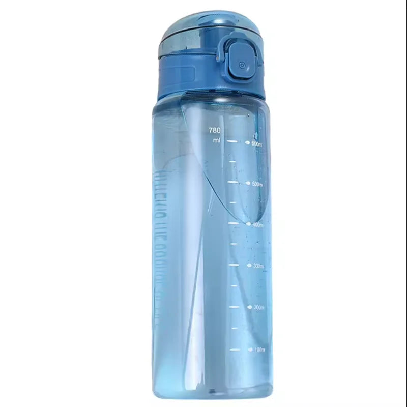 Leak Proof Sports Water Bottle BPA Free Portable Hiking Gym Flask - 18