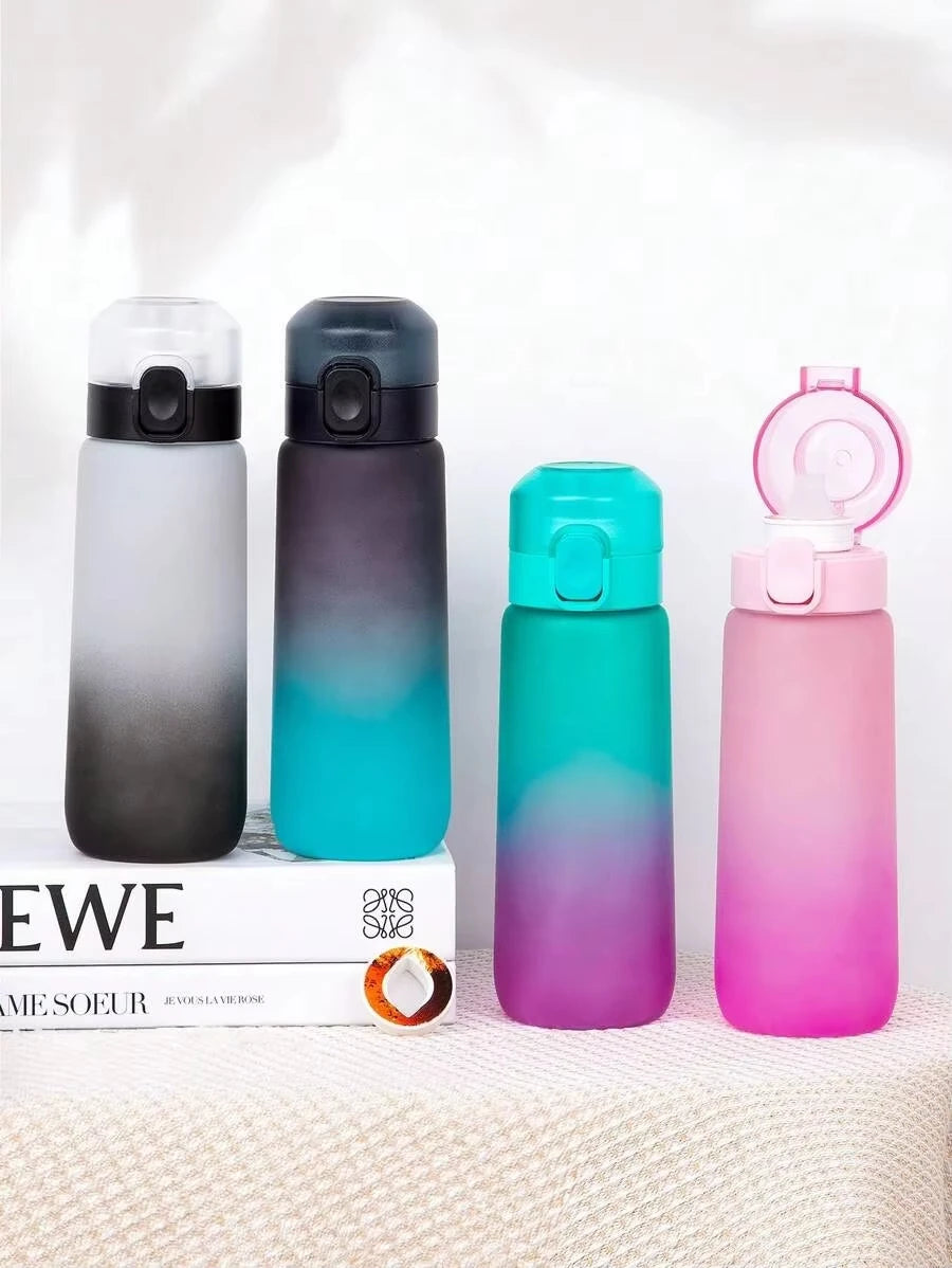 650ml Flavored Water Bottle Scented Air Infused Sports Cup with Pod