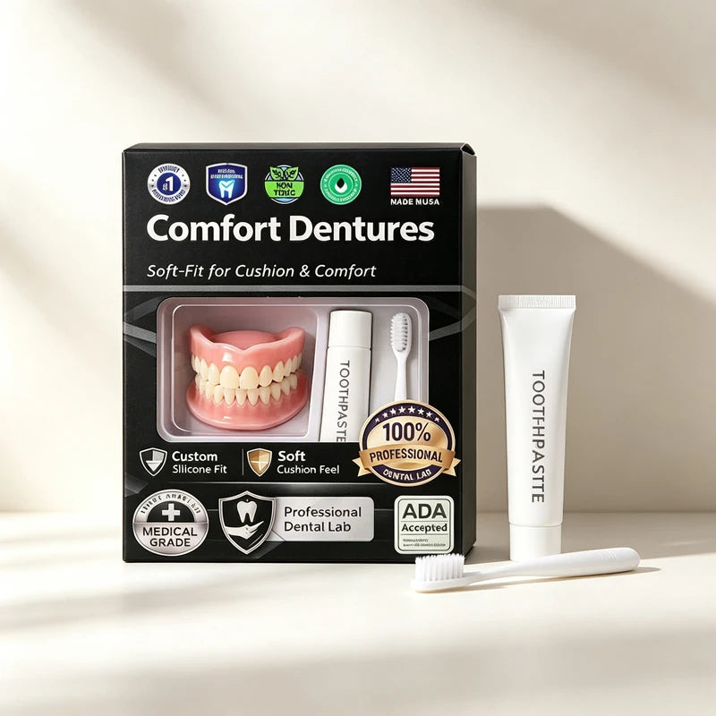 Moldable Silicone Denture Kit Instant Smile False Teeth Set - 14