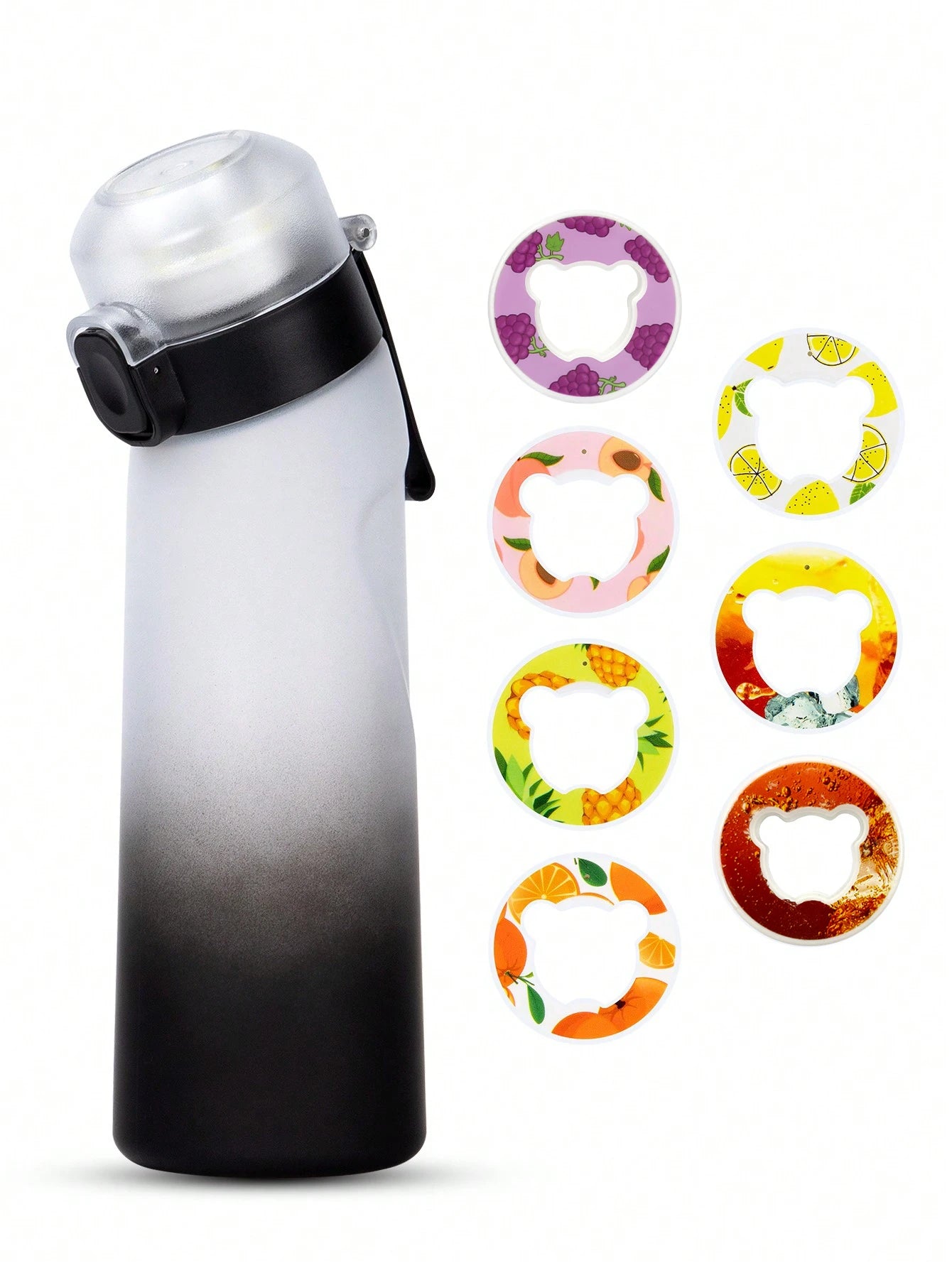 650ml Flavored Water Bottle Scented Air Infused Sports Cup with Pod