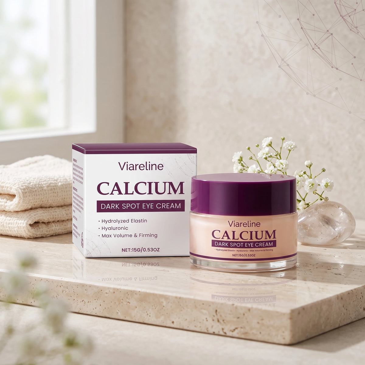Calcium Eye Cream Dark Circles Firming Repair Cream