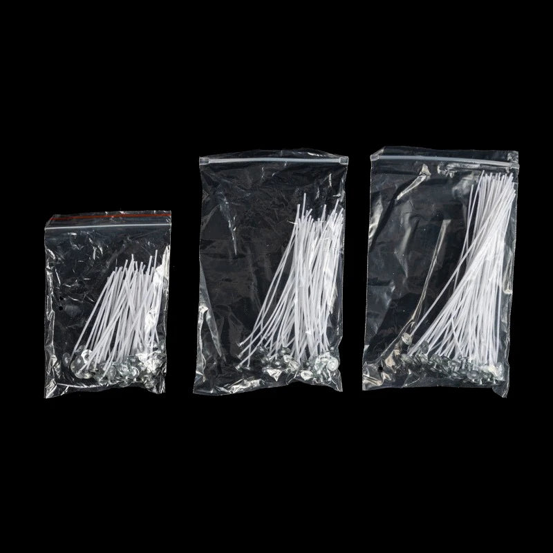 50 Pack Cotton Candle Wicks Pre-Waxed DIY Candle Making Supplies - 8