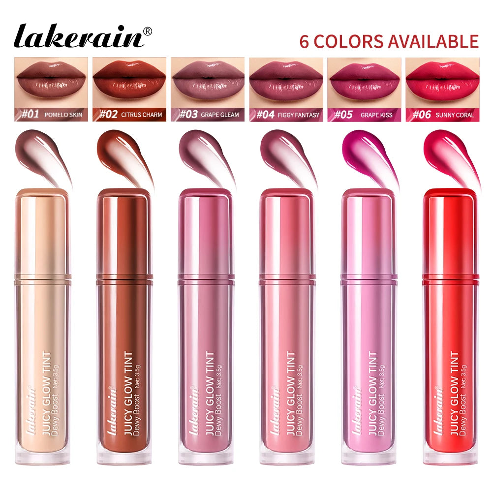 Lakerain Mirror Lip Glow Tint Juicy Gloss Lip Stain