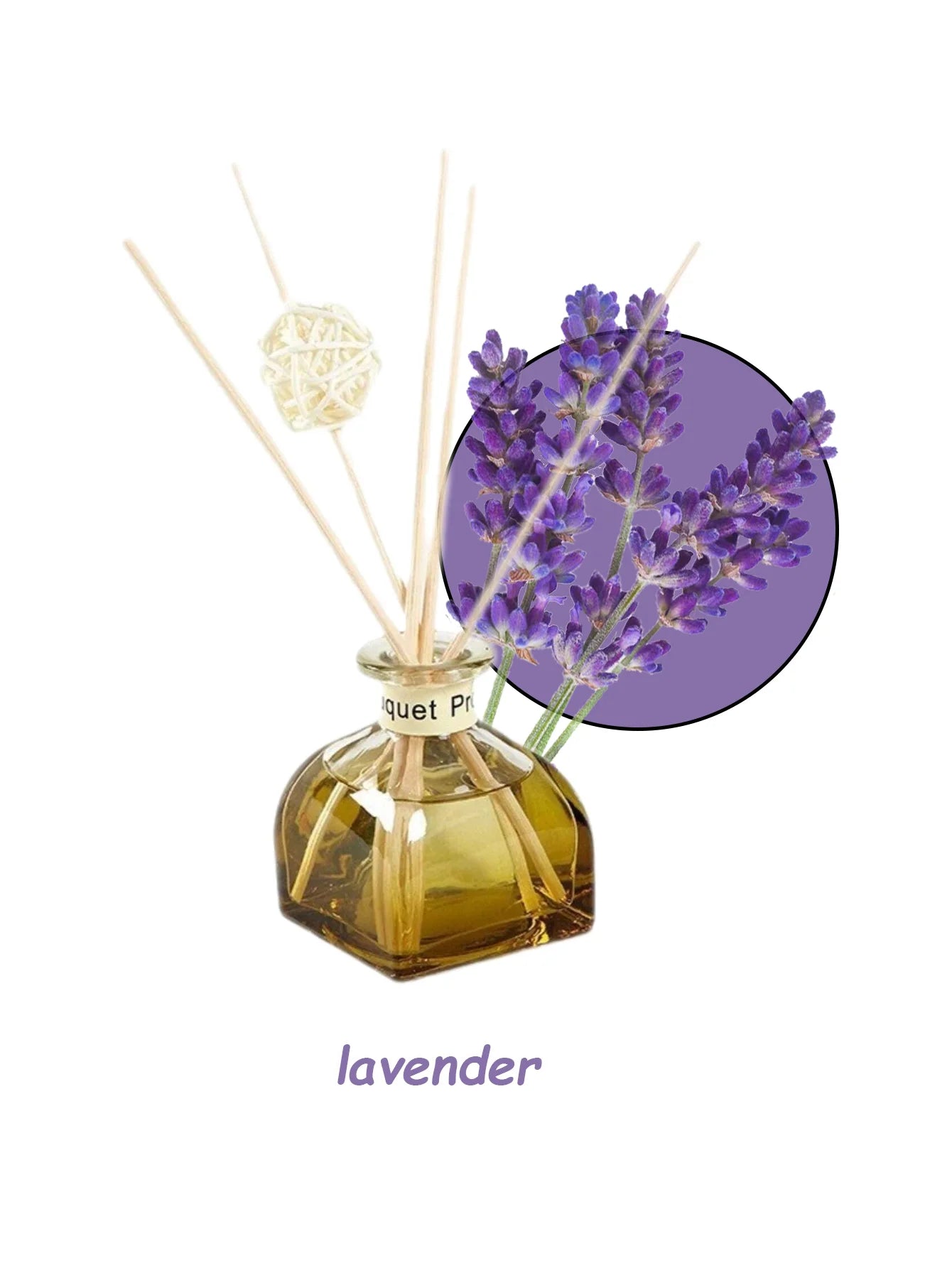 50ml Reed Diffuser Essential Oil Set Home Fragrance Aromatherapy