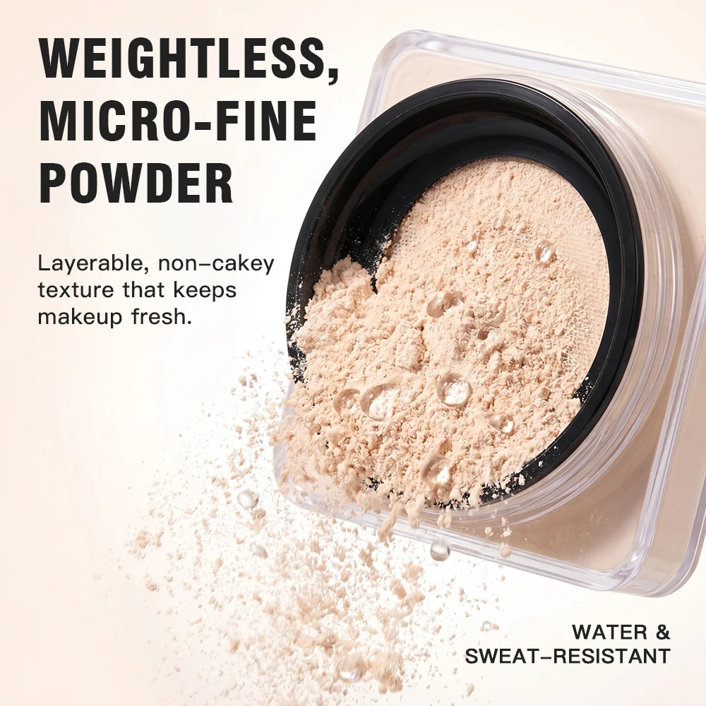 Loose Baking Setting Powder Matte Oil Control Face Makeup - 12