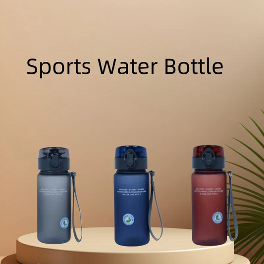 400ml Leak Proof Sports Water Bottle BPA Free Fitness Hydration Flask