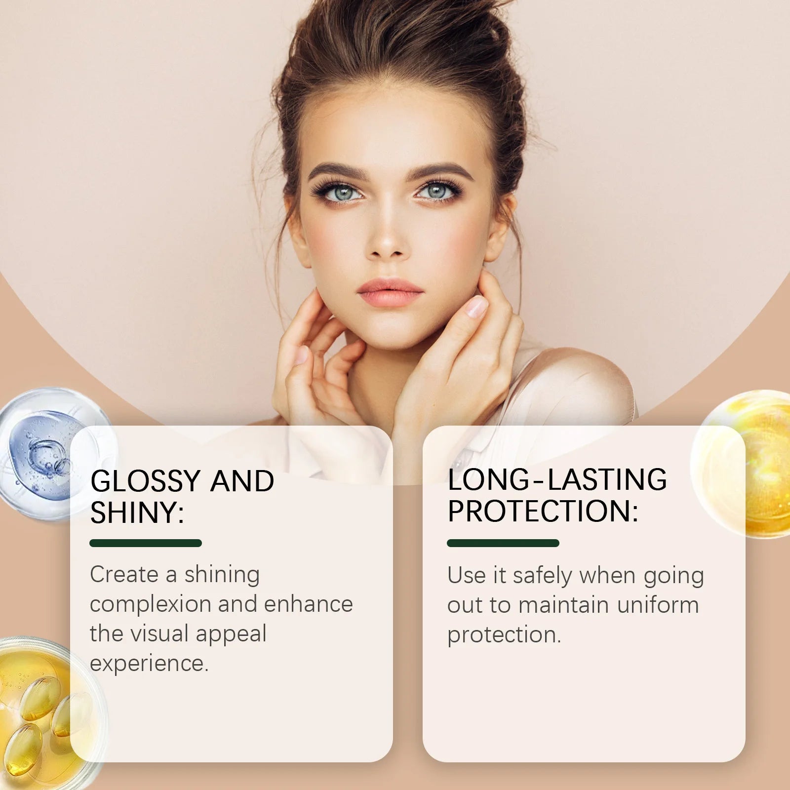 Glowing Body Oil SPF 45 Coconut Sun Shield Moisturizer - 8