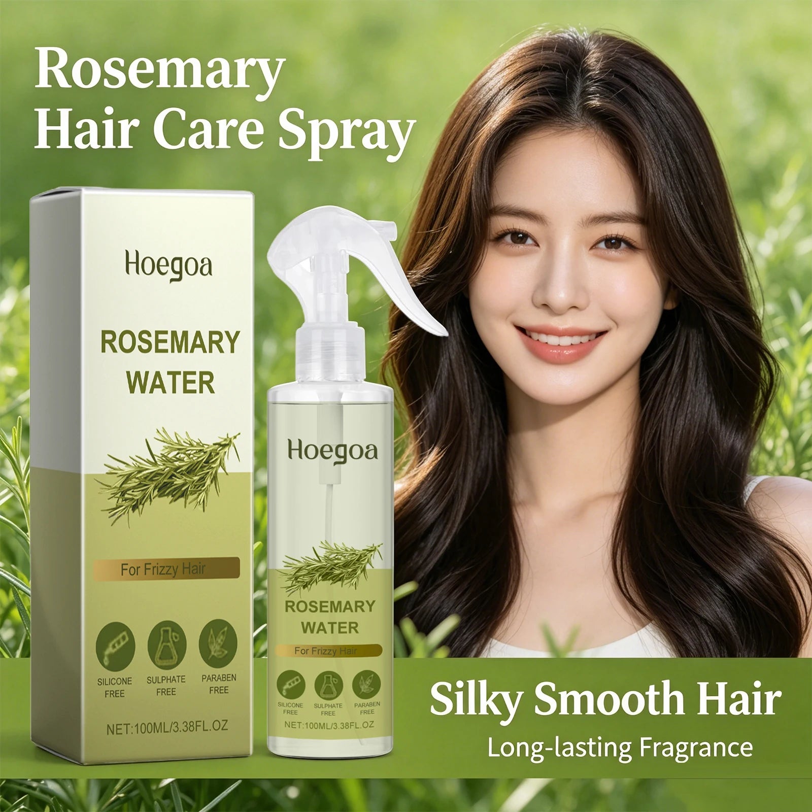 Rosemary Hair Spray for Oil Control & Frizz Repair - 6