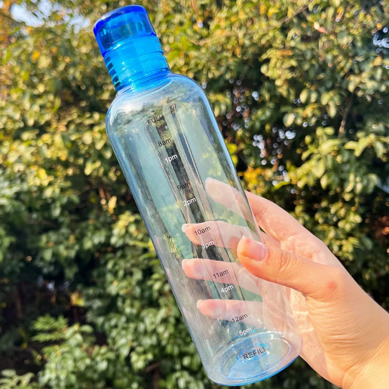 700ml Time Marker Water Bottle Leakproof Fitness Hydration Flask